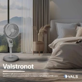 Vals SF 10 VADC Valstronot 3D Salınım Uzaktan Kumandalı Vantilatör - Beyaz - 7