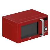 Beko BMD 220 K Retro 21 lt Kırmızı Mikrodalga Fırın - 3