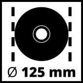 Einhell TE AG 125/1010 CE QDevir Ayarlı Avuç Taşlama thumbnail 5