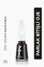 Nail Enamel Yüksek Pigmentli & Parlak Bitişli Oje Fne-323 Cherry Dessert thumbnail 1