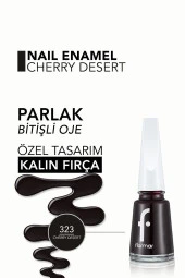 Nail Enamel Yüksek Pigmentli & Parlak Bitişli Oje Fne-323 Cherry Dessert thumbnail 5