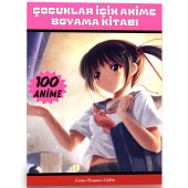 Çocuklar İçin Anime Boyama Kitabı (100 Anime Boyama) - 1