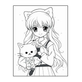 Çocuklar İçin Anime Boyama Kitabı (100 Anime Boyama) - 2