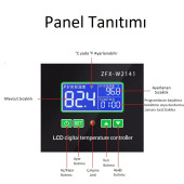YATE10 W2142A-220V/7A PID Kontrollü Termostat - 3