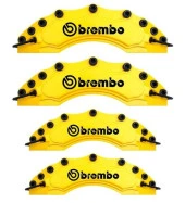 Mitsubishi Lancer Uyumlu Brembo Sarı Kaliper Kapağı 4 Parça Ön Arka Set thumbnail 2