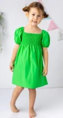 ZEYLAND YEŞİL KIZ ÇOCUK ELBİSE thumbnail 2