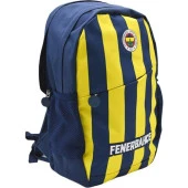 Fenerbahçe Lisanslı Çubuklu Forma Desenli Okul Sırt Çantası 3 Bölmeli - 2