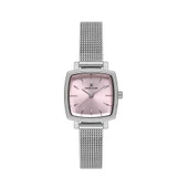 DANIEL KLEIN DK102-DK.1.13726-2 PEMBE KADRAN HASIR KORDON KARE KADIN KOL SAATİ thumbnail 1