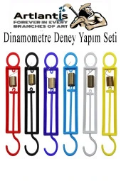 Dinamometre Deney Yapım Seti 3 Adet Deney Proje Tasarım İçin Dinomometre Modeli Deney Malzemesi Okul Sınıf - 3