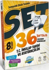8. Sınıf T.C İnkılap Tarihi ve Atatürkçülük SET 36 Haftalık Kazanım Denemeleri Ünlüler Yayınları - 1