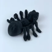 3D Hareketli Sevimli Örümcek Figürlü Oyuncak - Siyah thumbnail 3