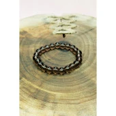 Dumanlı Kuvars Doğal Taş Bileklik Kutulu - 2