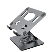 Zhltools Katlanabilir Alüminyum Tablet ve Telefon Tutucu Standı Gri - 2