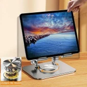 Zhltools Katlanabilir Alüminyum Tablet ve Telefon Tutucu Standı Gri - 6