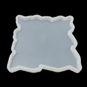 Bardak Altı Reçine Epoksi Kalıp - Dalgalı Kare Model - B7 thumbnail 1