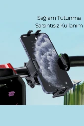 Fuchsia YSD-C127 Çok Fonksiyonlu Gidon Motosiklet Bisiklet Tutucu thumbnail 3
