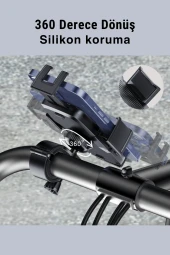 Fuchsia YSD-C127 Çok Fonksiyonlu Gidon Motosiklet Bisiklet Tutucu thumbnail 5