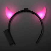 9 ADET ŞENLİK IŞIKLARI PEMBE IŞIKLI ŞEYTAN BOYNUZU PEMBE IŞIKLI ŞEYTAN TAÇI PİLLİ LED IŞIKLI TAÇ thumbnail 1