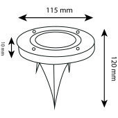 5W Merkür 6500K5W Merkür 6500K Led Solar Aplik - 6