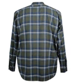 Erkek Büyük Beden 125 Kilo İçin Uygun Pamuklu Uzun Kollu Oduncu Gömlek - 3