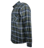 Erkek Büyük Beden 125 Kilo İçin Uygun Pamuklu Uzun Kollu Oduncu Gömlek - 2