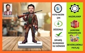 Keskin Nişancı Karikatür Biblo,Sevgiliye Hediye,Doğum Günü Hediyesi - 1
