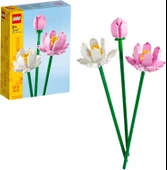 LEGO® Iconic Lotus Çiçekleri 40647 - Dekoratif, Koleksiyonluk ve Sergilenebilir Çiçek Modeli Yapım Seti (220 Parça) - 1