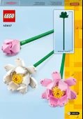 LEGO® Iconic Lotus Çiçekleri 40647 - Dekoratif, Koleksiyonluk ve Sergilenebilir Çiçek Modeli Yapım Seti (220 Parça) - 3