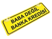 Baba Değil Banka Kredisi Sök-Tak Pratik yeni nesil Sarı Dekor Plaka thumbnail 1