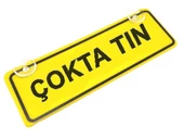 Çokta Tın Sök-Tak Pratik yeni nesil Sarı Dekor Plaka thumbnail 1