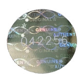 56 Adet 20mm Hologramlı Garanti Etiketi Seri Numaralı - 2