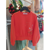 NK Kids kız çocuk crop sweat - 1