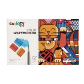 Carioca Plus Tablet Sulu Boya 12 Renk (Fırçalı) thumbnail 2