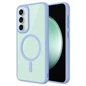 Samsung Galaxy S23 FE Kılıf Wireless Şarj Özellikli Krom Magsafe Silikon Kapak thumbnail 1