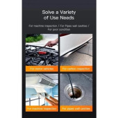 Endüstriyel Endoskop 10 Metre Yılan Kamera 4.3 Inç IPS Ekran IP67 Su Geçirmez Kamera HD1080P 8mm Lens (Araba- Boru Kanalizasyon Inceleme Kamerası) - 3