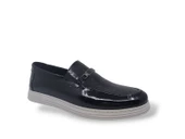 Modesa 270 Erkek Siyah Tokalı Rugan Deri Loafer Ayakkabı - 3