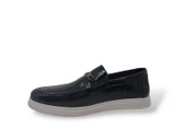 Modesa 270 Erkek Siyah Tokalı Rugan Deri Loafer Ayakkabı - 2