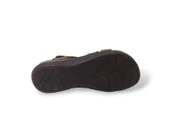 Zerhan 413 Kadın Taba Hakiki Deri Cırtlı Sandalet Ayakkabı thumbnail 5