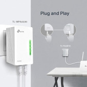 TP-Link TL-WPA4220T KIT 300 Mbps 2.4 Ghz Menzil Genişletici Powerline Kiti 3'lü - 4