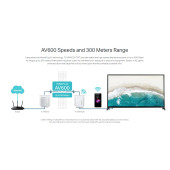 TP-Link TL-WPA4220T KIT 300 Mbps 2.4 Ghz Menzil Genişletici Powerline Kiti 3'lü - 10