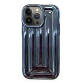 iPhone 13 Pro Rudra Seri Labirent Desen 3D Metalik Silikon Kapak - 5