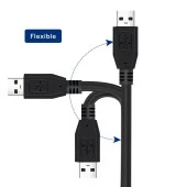 Ancheyn USB Dişi Erkek Uzatma Kablosu 3 Metre USB Uzatıcı Ara Kablosu 4531 - 4