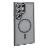 Galaxy S23 Ultra Kılıf Magsafe Şarj Özellikli Mat Arka Yüzey Sio Kılıf thumbnail 2