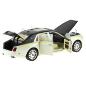 1:20 Ölçek Die-cast model Süper lüx Araba Metal Işıklı 26Cm Siyah - 5