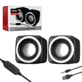 SES SİSTEMİ PC 1+1 USB 3.5MM JACK SNOPY SN-C5 - 1