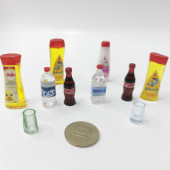 minyatür bebekevi aksesuarı 15 parça set - 3