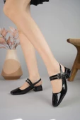 Papuçcity Gzzh 02884 3 Cm Topuklu Kadın Çift Tokalı Ayakkabı - 6