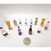 minyatür bebek evi aksesuarı 12 li set - 1