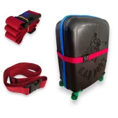 Premium Bordo Renk Valiz Kemeri 4 adet - 1