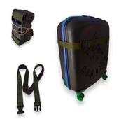 Premium Haki Yeşil Renk Valiz Kemeri 3 adet - 1